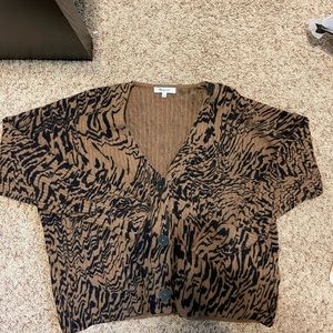 Madewell cropped sweater